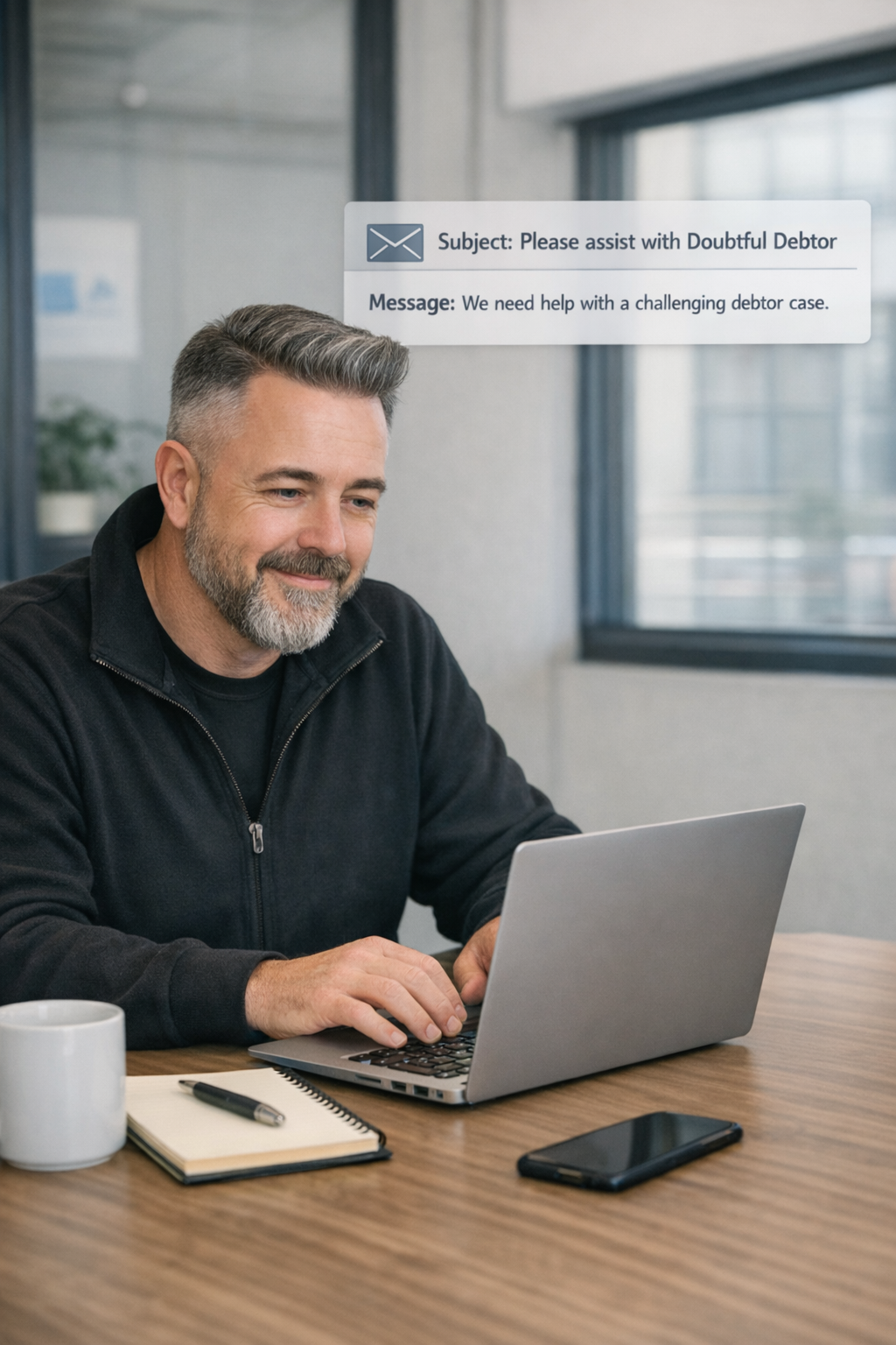 Online monthly credit management support service
